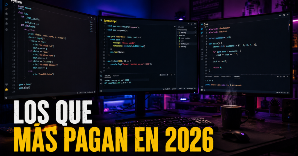 Lenguajes de programación que más se pagan